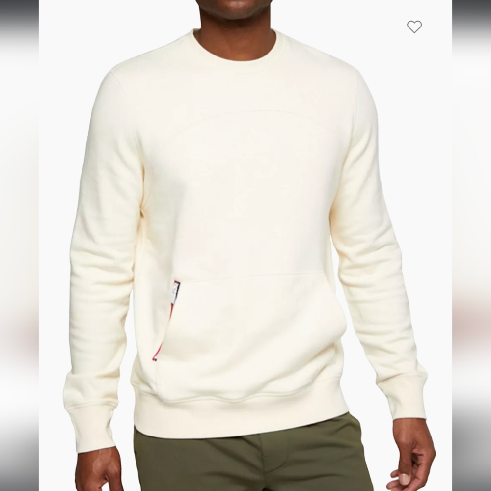 Peloton 4 fourlaps RUSH CREWNECK buttercream‎ size L